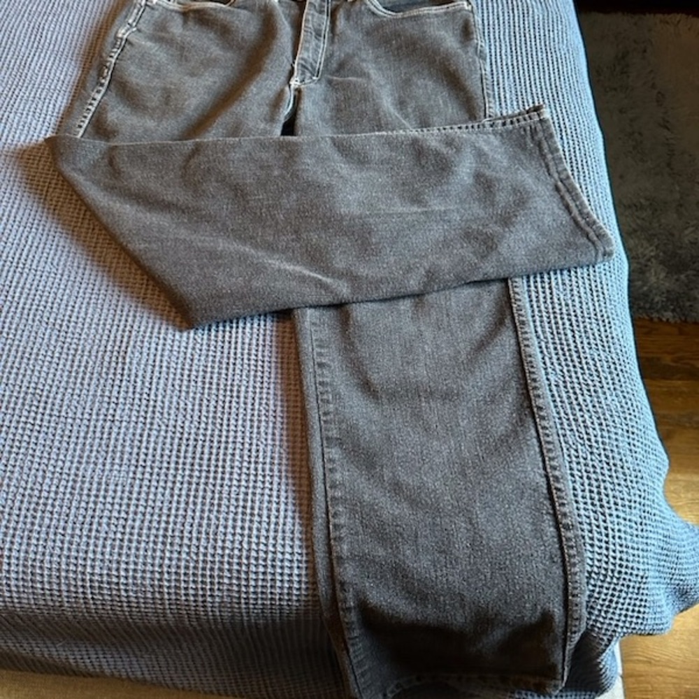 Black faded jeans